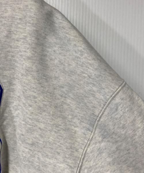 ATMOS（アトモス）atmos (アトモス) College Logo Zip-up Hooded Sweatshirt グレー×ブルー サイズ:XLの古着・服飾アイテム