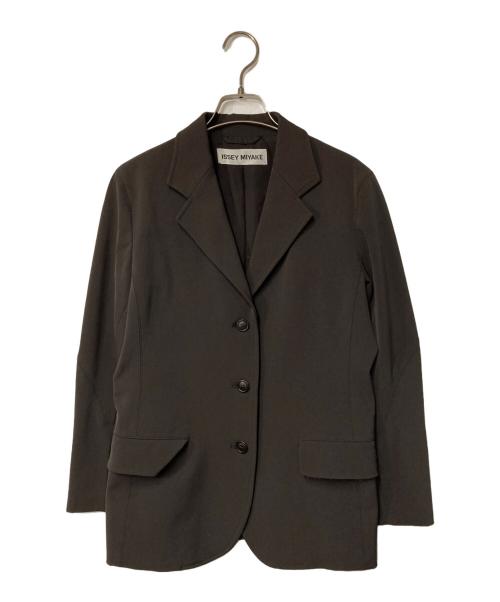 ISSEY MIYAKE（イッセイミヤケ）ISSEY MIYAKE (イッセイミヤケ) テーラードジャケット ブラウン サイズ:2の古着・服飾アイテム