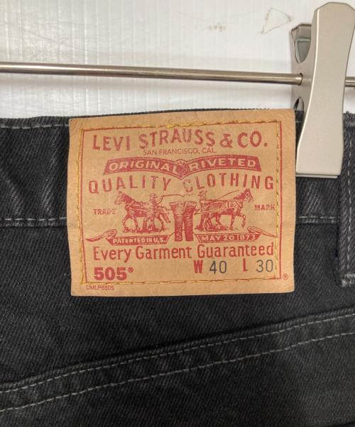 LEVI'S（リーバイス）LEVI'S (リーバイス) 505 デニムパンツ ブラック サイズ:W40(実寸参照)の古着・服飾アイテム