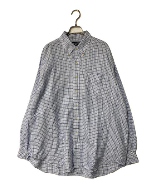 Ralph Lauren GOLF（ラルフローレン ゴルフ）Ralph Lauren GOLF (ラルフローレン ゴルフ) リネン混チェックシャツ ブルー サイズ:XLの古着・服飾アイテム