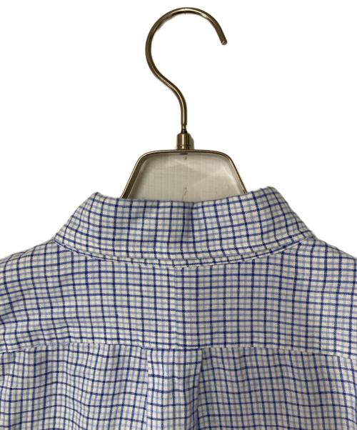 Ralph Lauren GOLF（ラルフローレン ゴルフ）Ralph Lauren GOLF (ラルフローレン ゴルフ) リネン混チェックシャツ ブルー サイズ:XLの古着・服飾アイテム