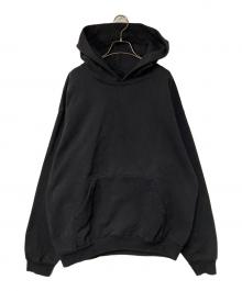 LOS ANGELES APPAREL（ロサンゼルスアパレル）の古着「14oz プルオーバーパーカー」｜ブラック
