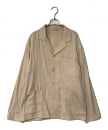 AURALEE（オーラリー）の古着「COTTON WOOL DOUBLE CLOTH BLOUZON」｜ベージュ