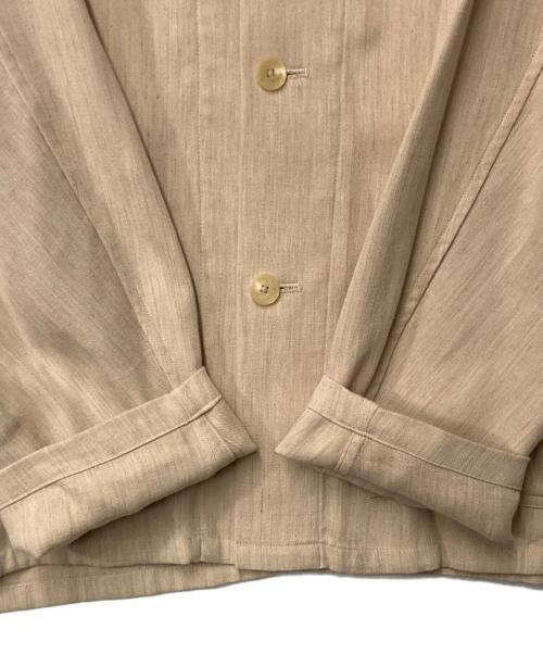 AURALEE（オーラリー）AURALEE (オーラリー) COTTON WOOL DOUBLE CLOTH BLOUZON ベージュ サイズ:5の古着・服飾アイテム