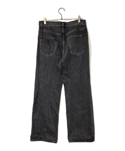 H BEAUTY&YOUTH（エイチ ビューティー&ユース）H BEAUTY&YOUTH (エイチ ビューティー&ユース) フレアデニムパンツ ブラック サイズ:Lの古着・服飾アイテム