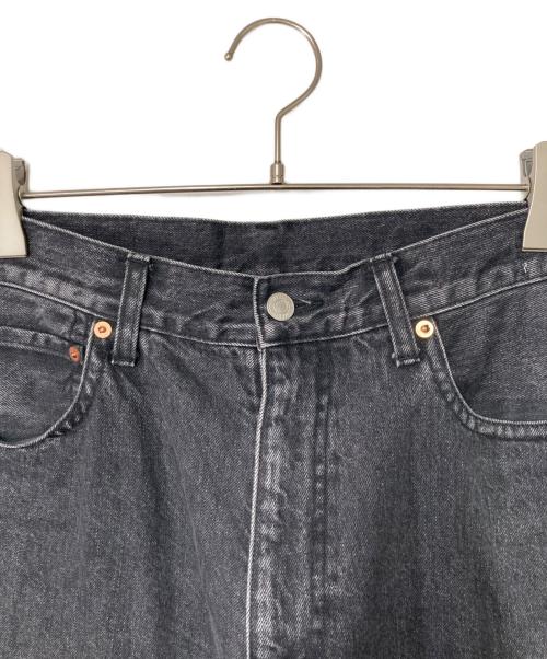 H BEAUTY&YOUTH（エイチ ビューティー&ユース）H BEAUTY&YOUTH (エイチ ビューティー&ユース) フレアデニムパンツ ブラック サイズ:Lの古着・服飾アイテム