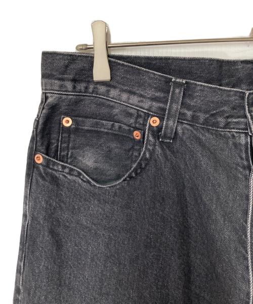 H BEAUTY&YOUTH（エイチ ビューティー&ユース）H BEAUTY&YOUTH (エイチ ビューティー&ユース) フレアデニムパンツ ブラック サイズ:Lの古着・服飾アイテム