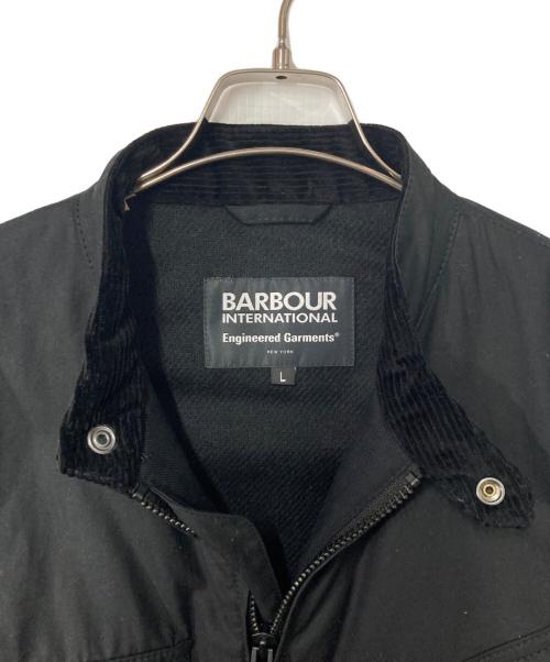 Barbour（バブアー）Barbour (バブアー) Engineered Garments (エンジニアド ガーメンツ) B.INTL HARLEM WAX ブラック サイズ:Lの古着・服飾アイテム