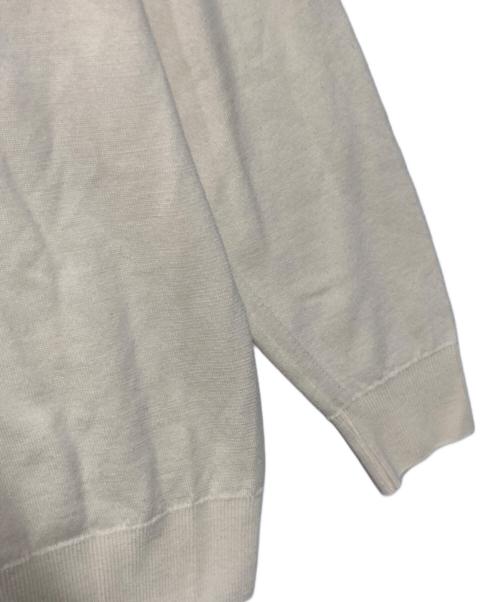 JOHN SMEDLEY（ジョンスメドレー）JOHN SMEDLEY (ジョンスメドレー) クルーネックウールニット アイボリー サイズ:Mの古着・服飾アイテム