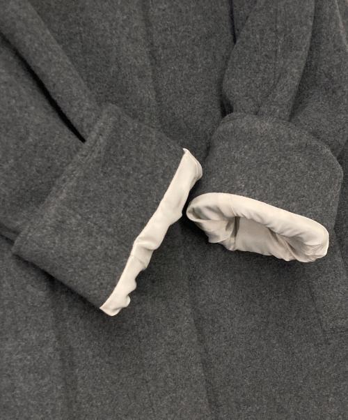 Adam et Rope（アダム エ ロペ）Adam et Rope (アダム エ ロペ) ベルテッドオーバーサイズロングコート グレー サイズ:Freeの古着・服飾アイテム