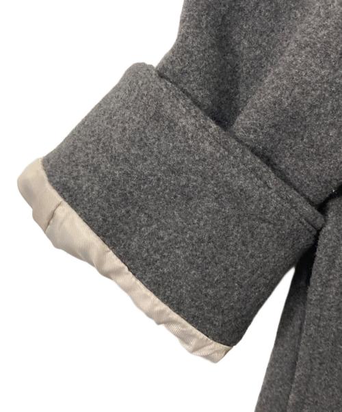 Adam et Rope（アダム エ ロペ）Adam et Rope (アダム エ ロペ) ベルテッドオーバーサイズロングコート グレー サイズ:Freeの古着・服飾アイテム