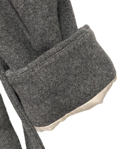 Adam et Rope（アダム エ ロペ）Adam et Rope (アダム エ ロペ) ベルテッドオーバーサイズロングコート グレー サイズ:Freeの古着・服飾アイテム