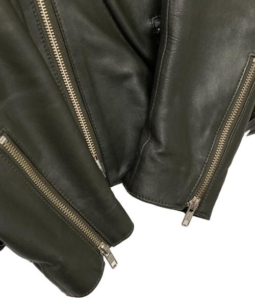 URBAN RESEARCH（アーバンリサーチ）URBAN RESEARCH (アーバンリサーチ) ラムレザーダブルライダースジャケット グレー サイズ:38の古着・服飾アイテム