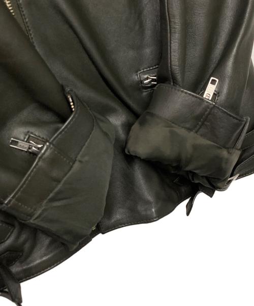 URBAN RESEARCH（アーバンリサーチ）URBAN RESEARCH (アーバンリサーチ) ラムレザーダブルライダースジャケット グレー サイズ:38の古着・服飾アイテム