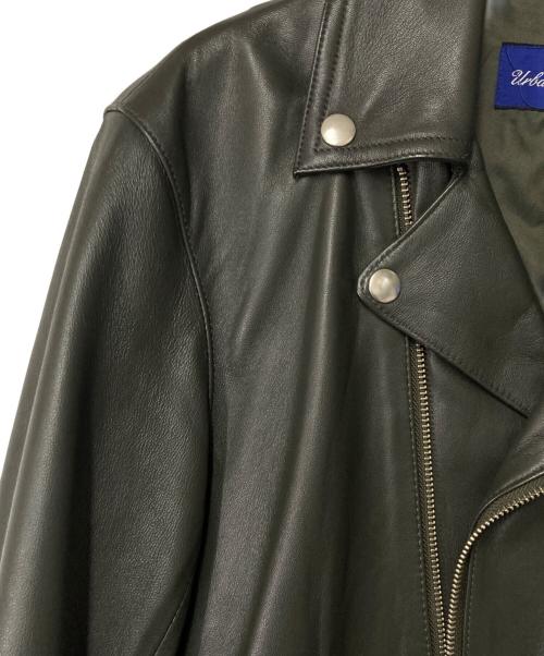 URBAN RESEARCH（アーバンリサーチ）URBAN RESEARCH (アーバンリサーチ) ラムレザーダブルライダースジャケット グレー サイズ:38の古着・服飾アイテム