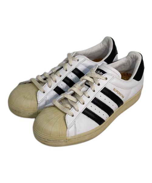 adidas（アディダス）adidas (アディダス) SUPERSTAR LASER FRO CLUB FOOTWEAR WHITE ホワイト×ブラック サイズ:US8/UK7.5/FR41.5/JP260/CHN255の古着・服飾アイテム