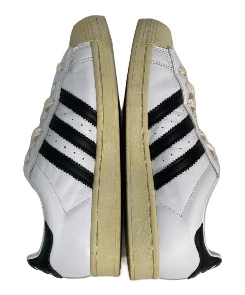 adidas（アディダス）adidas (アディダス) SUPERSTAR LASER FRO CLUB FOOTWEAR WHITE ホワイト×ブラック サイズ:US8/UK7.5/FR41.5/JP260/CHN255の古着・服飾アイテム