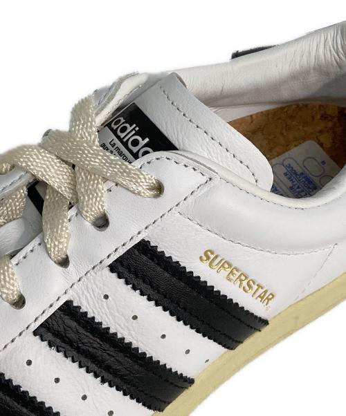 adidas（アディダス）adidas (アディダス) SUPERSTAR LASER FRO CLUB FOOTWEAR WHITE ホワイト×ブラック サイズ:US8/UK7.5/FR41.5/JP260/CHN255の古着・服飾アイテム