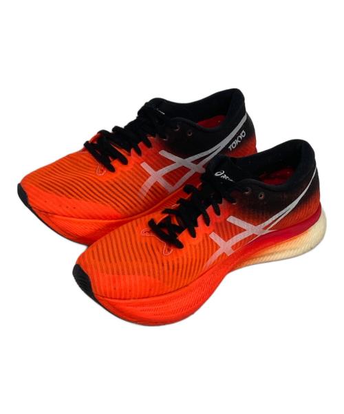 asics（アシックス）asics (アシックス) METASPEED SKY オレンジ×ブラック サイズ:CM25.5/US7.5/EUR40.5の古着・服飾アイテム