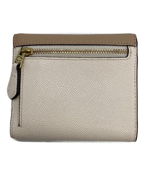 COACH（コーチ）COACH (コーチ) ウィン スモール ウォレット カラーブロック ベージュの古着・服飾アイテム