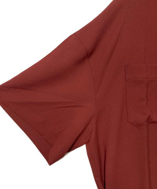 PS Paul Smith（PS ポールスミス）PS Paul Smith (PS ポールスミス) ベルト付シャツワンピース ボルドー サイズ:40の古着・服飾アイテム