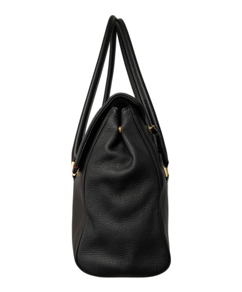 PAUL SMITH（ポールスミス）Paul Smith (ポールスミス) Nハンティング ハンドバッグ ブラックの古着・服飾アイテム