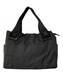 ear PAPILLONNER（イアパピヨネ）の古着「ショルダー付き樹脂パーツトートバッグ」｜ブラック