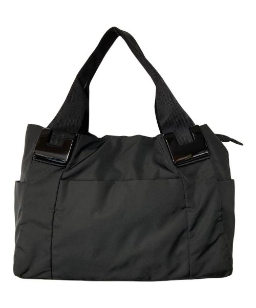 ear PAPILLONNER（イアパピヨネ）ear PAPILLONNER (イアパピヨネ) ショルダー付き樹脂パーツトートバッグ ブラックの古着・服飾アイテム