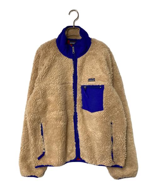 Patagonia（パタゴニア）Patagonia (パタゴニア) Classic Retro Cardigan ブルー×ベージュ サイズ:Lの古着・服飾アイテム
