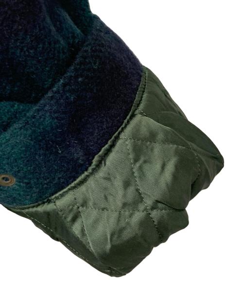 Golden Bear（ゴールデンベア）Golden Bear (ゴールデンベア) ウールジップジャケット USA製 ダークグリーン×ブラック サイズ:Mの古着・服飾アイテム