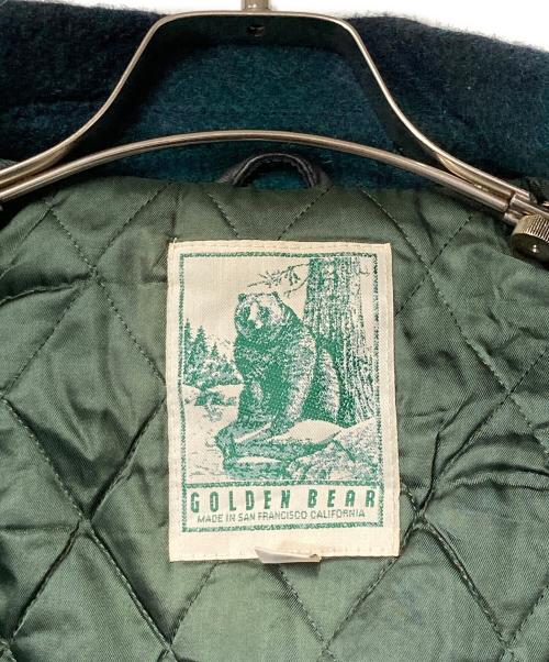 Golden Bear（ゴールデンベア）Golden Bear (ゴールデンベア) ウールジップジャケット USA製 ダークグリーン×ブラック サイズ:Mの古着・服飾アイテム