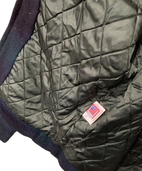 Golden Bear（ゴールデンベア）Golden Bear (ゴールデンベア) ウールジップジャケット USA製 ダークグリーン×ブラック サイズ:Mの古着・服飾アイテム