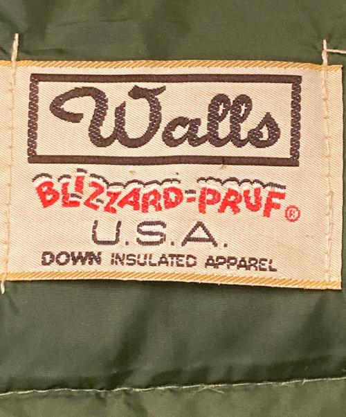 Walls（ウォールズ）Walls (ウォールズ) BLIZZARD-PRUF ダウンジャケット USA製 オリーブ サイズ:40の古着・服飾アイテム