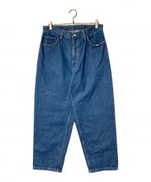 BEAMS（ビームス）の古着「ワイド テーパード デニム」｜インディゴ