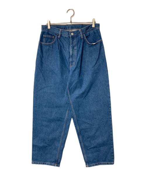 BEAMS（ビームス）BEAMS (ビームス) ワイド テーパード デニム インディゴ サイズ:Lの古着・服飾アイテム