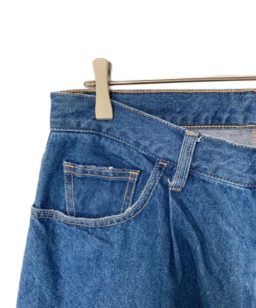 BEAMS（ビームス）BEAMS (ビームス) ワイド テーパード デニム インディゴ サイズ:Lの古着・服飾アイテム