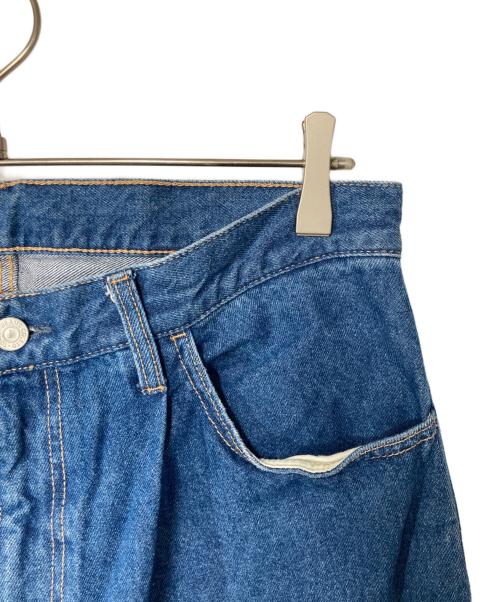 BEAMS（ビームス）BEAMS (ビームス) ワイド テーパード デニム インディゴ サイズ:Lの古着・服飾アイテム