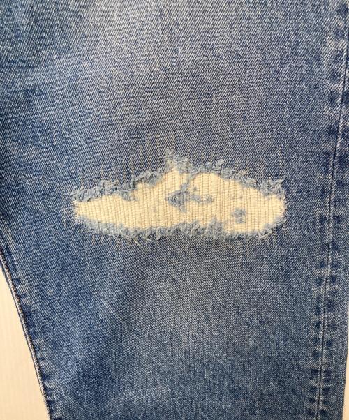 BEAMS（ビームス）BEAMS (ビームス) ダメージ加工デニムパンツ インディゴ サイズ:Ｍの古着・服飾アイテム