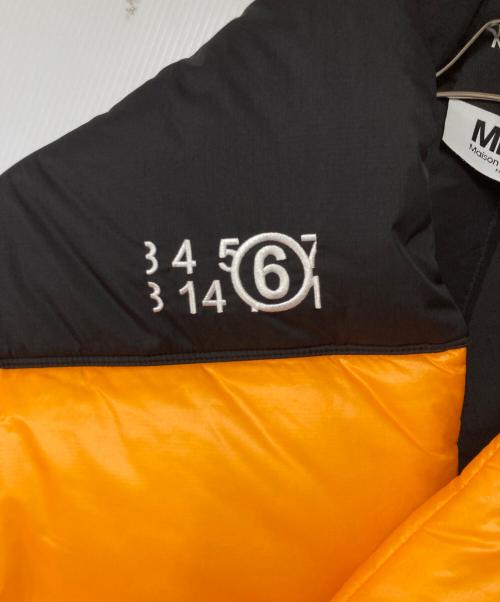 MM6 Maison Margiela（エムエムシックスメゾンマルジェラ）MM6 Maison Margiela (エムエムシックスメゾンマルジェラ) THE NORTH FACE (ザ ノース フェイス) ヌプシスカーフ イエロー×ブラックの古着・服飾アイテム