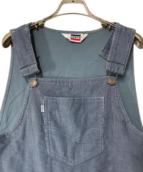 LEVI'S（リーバイス）LEVI'S (リーバイス) コーデュロイオーバーオール USA製  ブルー サイズ:-の古着・服飾アイテム