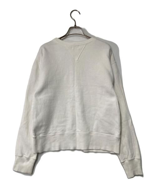 BUTCHER PRODUCTS（ブッチャープロダクツ）BUTCHER PRODUCTS (ブッチャープロダクツ) クルーネックスウェット ホワイト サイズ:Sの古着・服飾アイテム