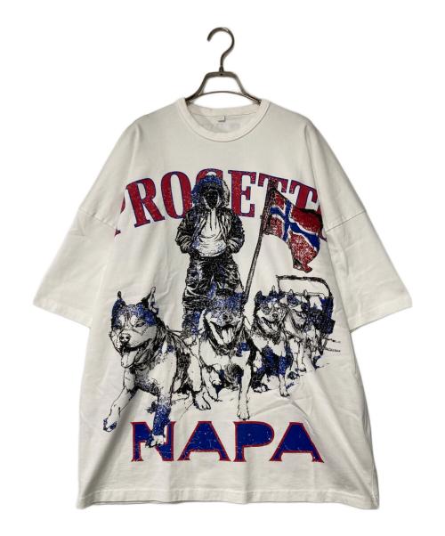 NAPAPIJRI（ナパピリ）NAPAPIJRI (ナパピリ) Short Sleeve T-Shirt BRIGHT WHITE ホワイト サイズ:S/Mの古着・服飾アイテム