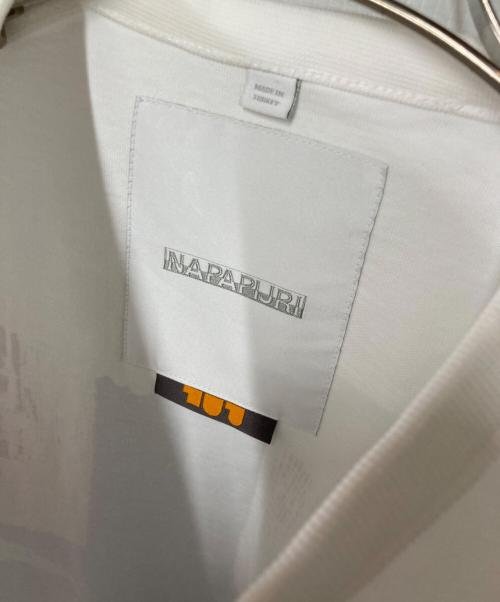 NAPAPIJRI（ナパピリ）NAPAPIJRI (ナパピリ) Short Sleeve T-Shirt BRIGHT WHITE ホワイト サイズ:S/Mの古着・服飾アイテム