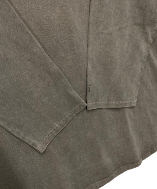 H.R.MARKET（ハリウッドランチマーケッド）H.R.MARKET (ハリウッドランチマーケッド) ピグメントダイド ベースボールTシャツ カーキ サイズ:SIZE 3の古着・服飾アイテム