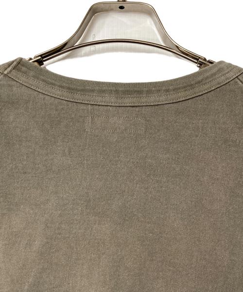 H.R.MARKET（ハリウッドランチマーケッド）H.R.MARKET (ハリウッドランチマーケッド) ピグメントダイド ベースボールTシャツ カーキ サイズ:SIZE 3の古着・服飾アイテム