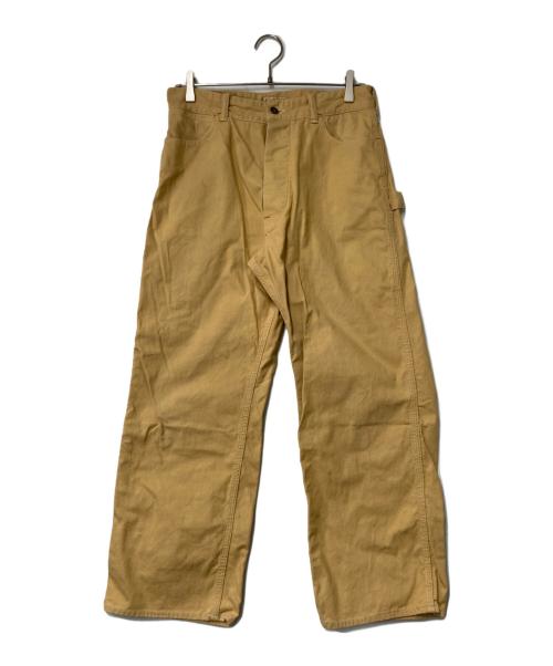 ATLAST & CO（アットラスト）ATLAST & CO (アットラスト) ペインターパンツ キャメル サイズ:W32(実寸参照)の古着・服飾アイテム