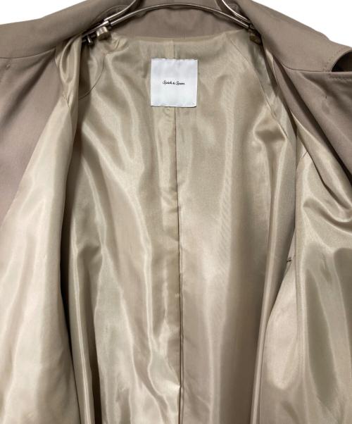 Spick and Span（スピック＆スパン）Spick and Span (スピック＆スパン) ステンカラーウールトレンチ ベージュ サイズ:36の古着・服飾アイテム