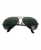 RAY-BANレイバン）の古着「サングラス」｜ブラック（レンズカラー:ダークグリーン）