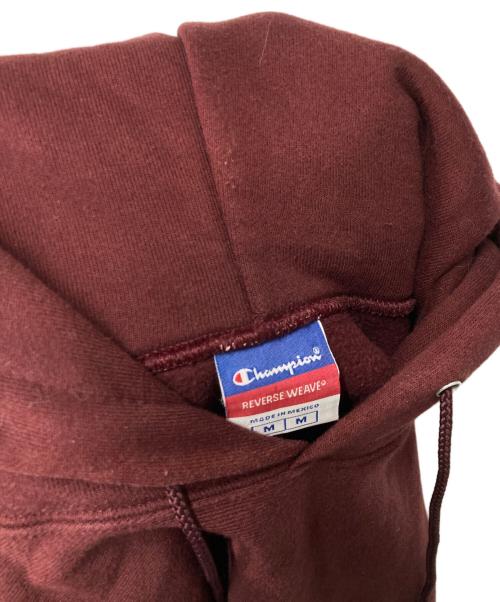 Champion REVERSE WEAVE（チャンピオン リバース ウィーブ）Champion REVERSE WEAVE (チャンピオン リバース ウィーブ) 00's パーカー ボルドー サイズ:Mの古着・服飾アイテム