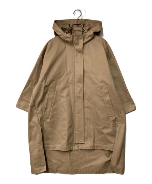 DRESSTERIOR（ドレステリア）DRESSTERIOR (ドレステリア) Aラインフーデットブルゾン ベージュ サイズ:38の古着・服飾アイテム